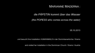 thumbnail of medium Die Päpstin kommt über das Wasser