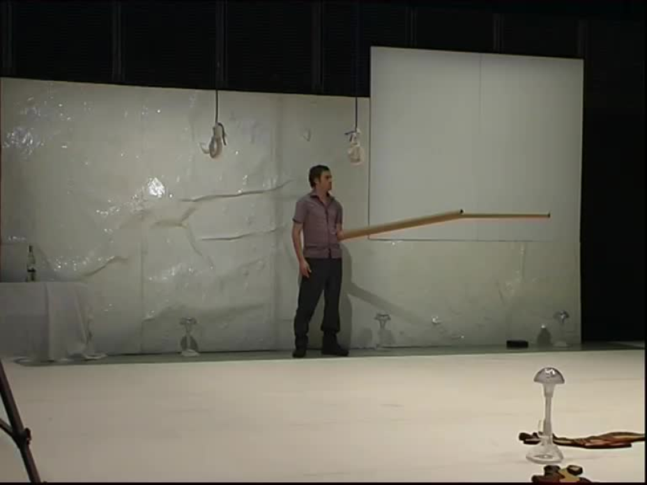 Karl Karner gestorben am... (Dokumentation der Performance bei Image Tanz 2008)